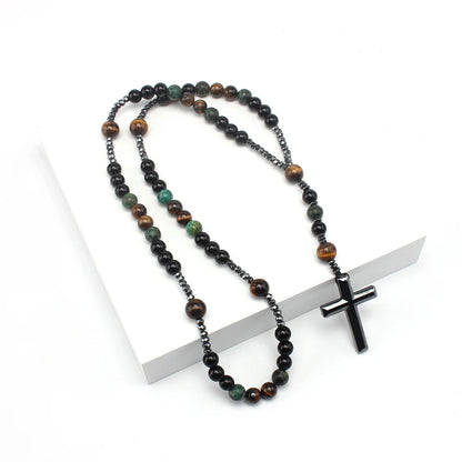 Beaded Cross Necklace