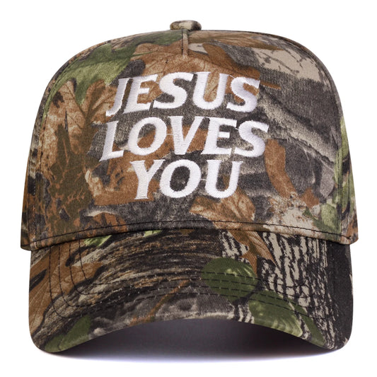 Jesus Loves You Statement Baseball Cap