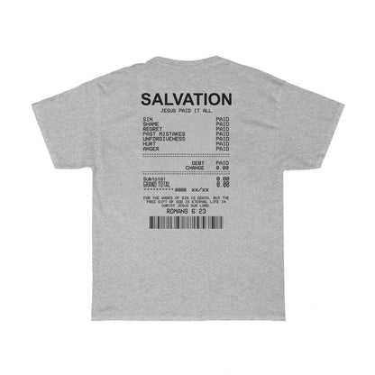 Salvation Back Bible Verse T-Shirt 