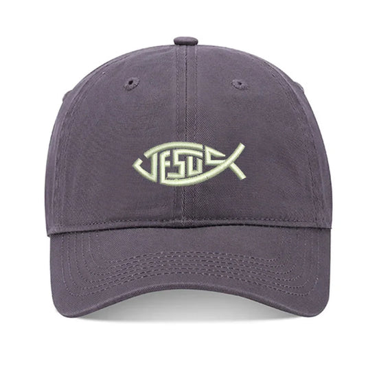 Ichthys Jesus Fish Cap