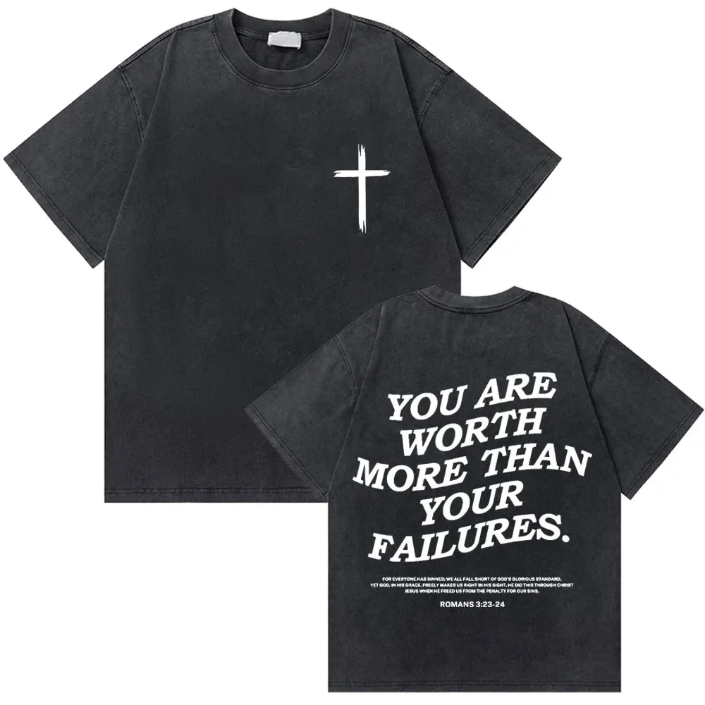 Vintage Washed Religious Shirt 