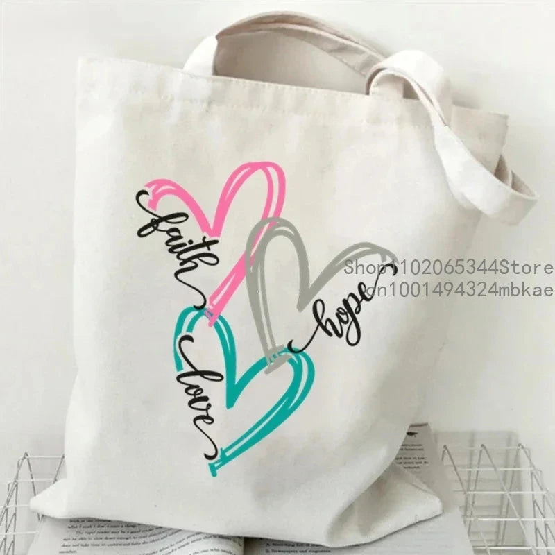 Modern Faith Statement Tote Bag