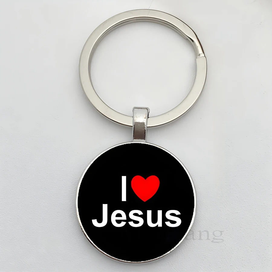 Eu amo Jesus chaveiro