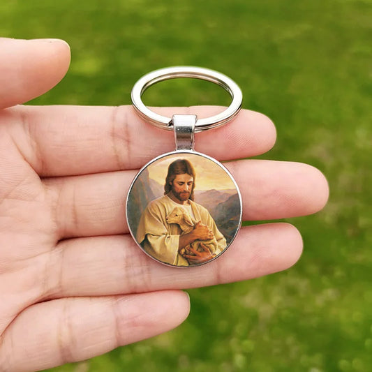 Devotional Medallion Keyring