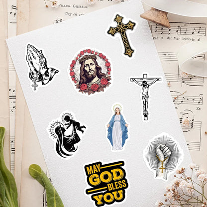 Jesus Bible God Stickers 