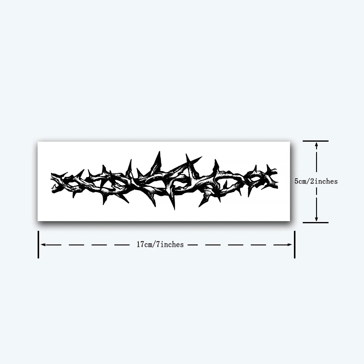 Crown of Thorns Temporary Tattoo