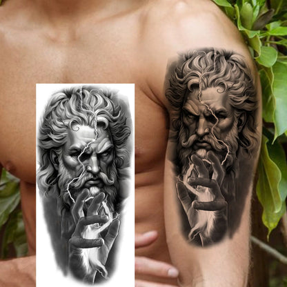 Jesus Fake Tattoo Sleeve Sticker 