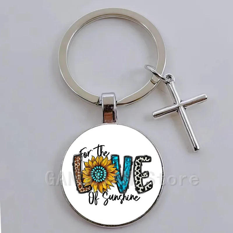 Inspirational Medallion Keyring