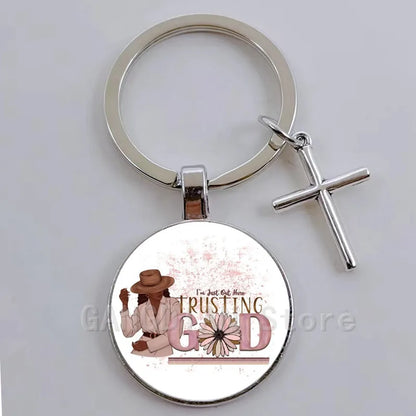 Inspirational Medallion Keyring