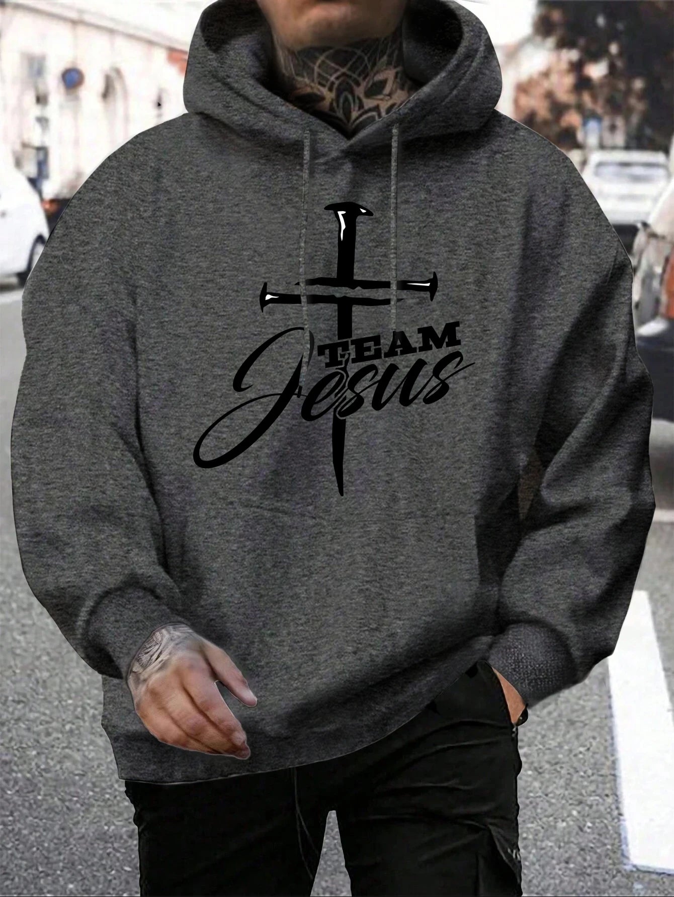 Team Jesus Letter Sweatshirt 