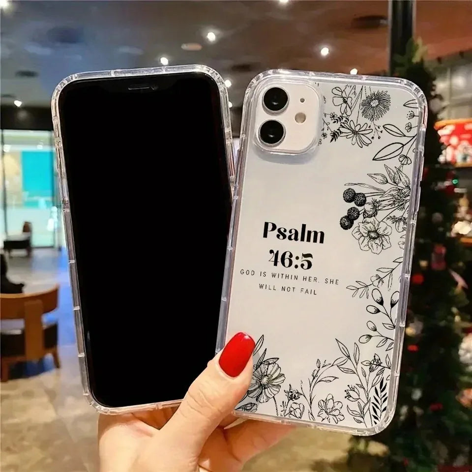 Psalm 46:5 Verse iPhone Case 