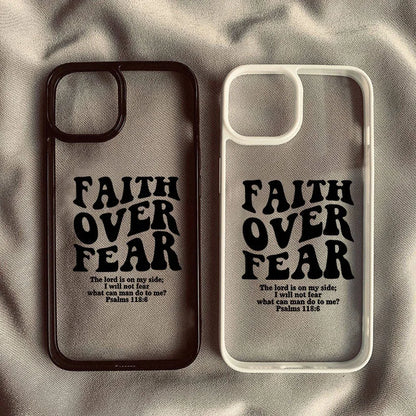 Faith Over Fear iPhone Case