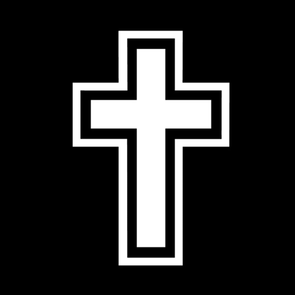 Jesus Cross Vinyl Decal 