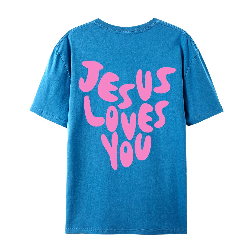 Jesus Loves Me Cotton T-Shirt 