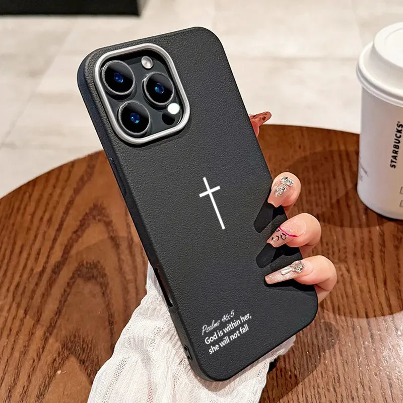Cross & Scripture Phone Case