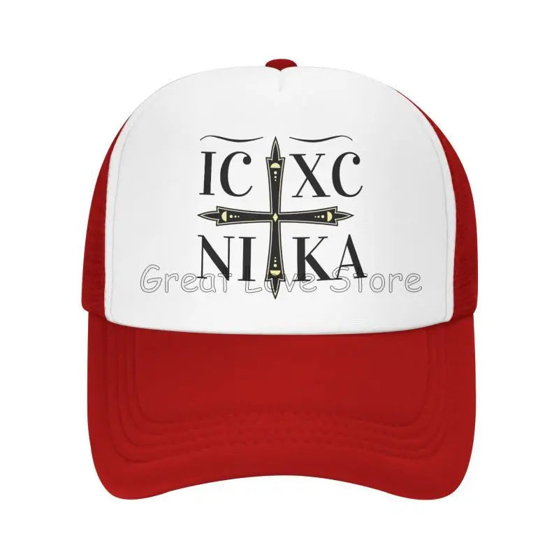IC XC NIKA Orthodox Trucker Cap