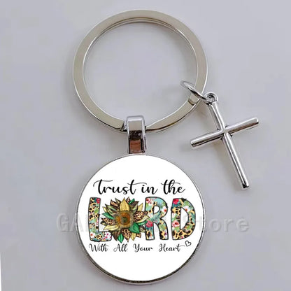 Inspirational Medallion Keyring