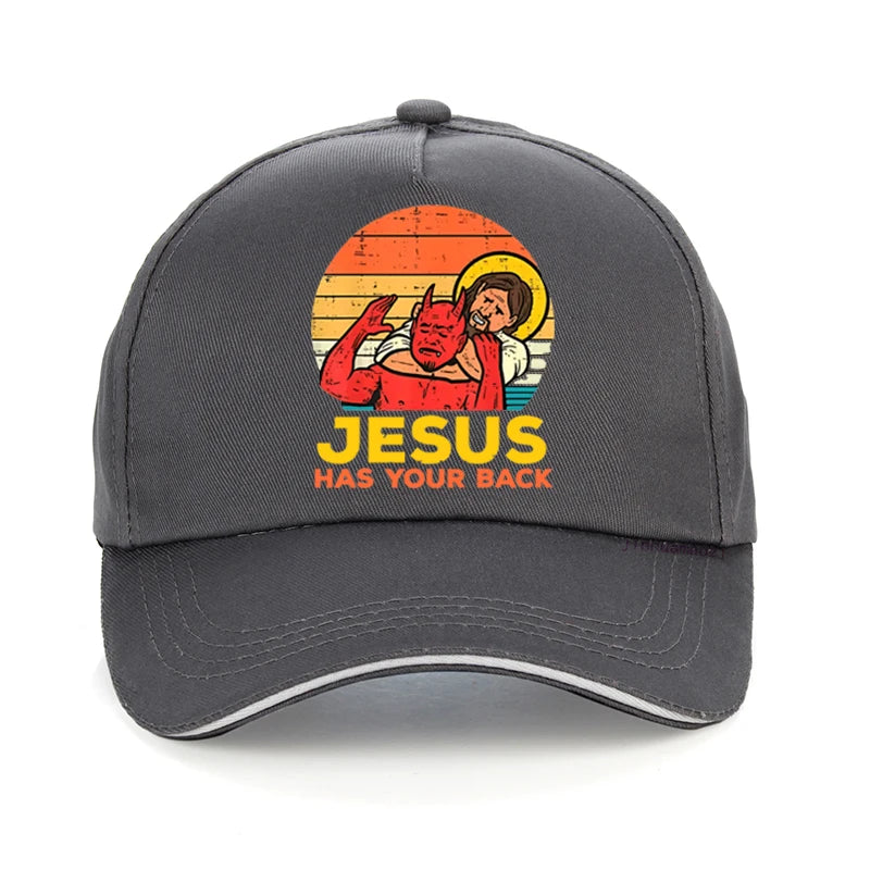 Jesus Has Your Back Cap 