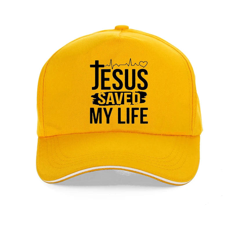 Jesus Saved My Life Vibrant Cap