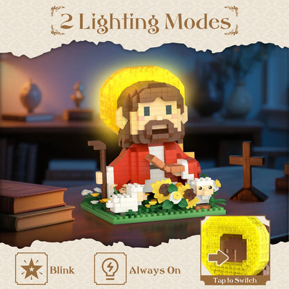 Jesus Building Block Set Décor 