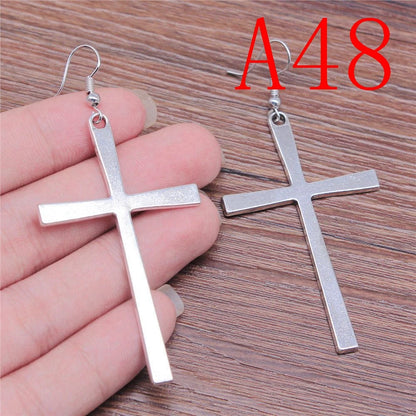 Multi-Style Christian Symbol Drop Earring