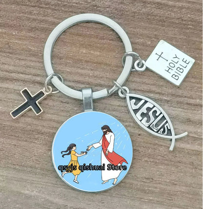 Christian Medallion Keyring Collection