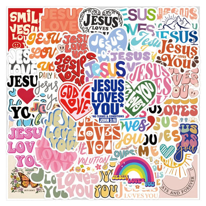 Jesus Loves You Stickers Set