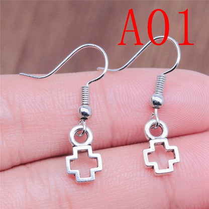 Multi-Style Christian Symbol Drop Earring