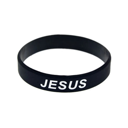 Bracciale in silicone Fede e Amore Croce di Gesù