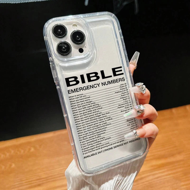 Bible Verse Design iPhone Case 