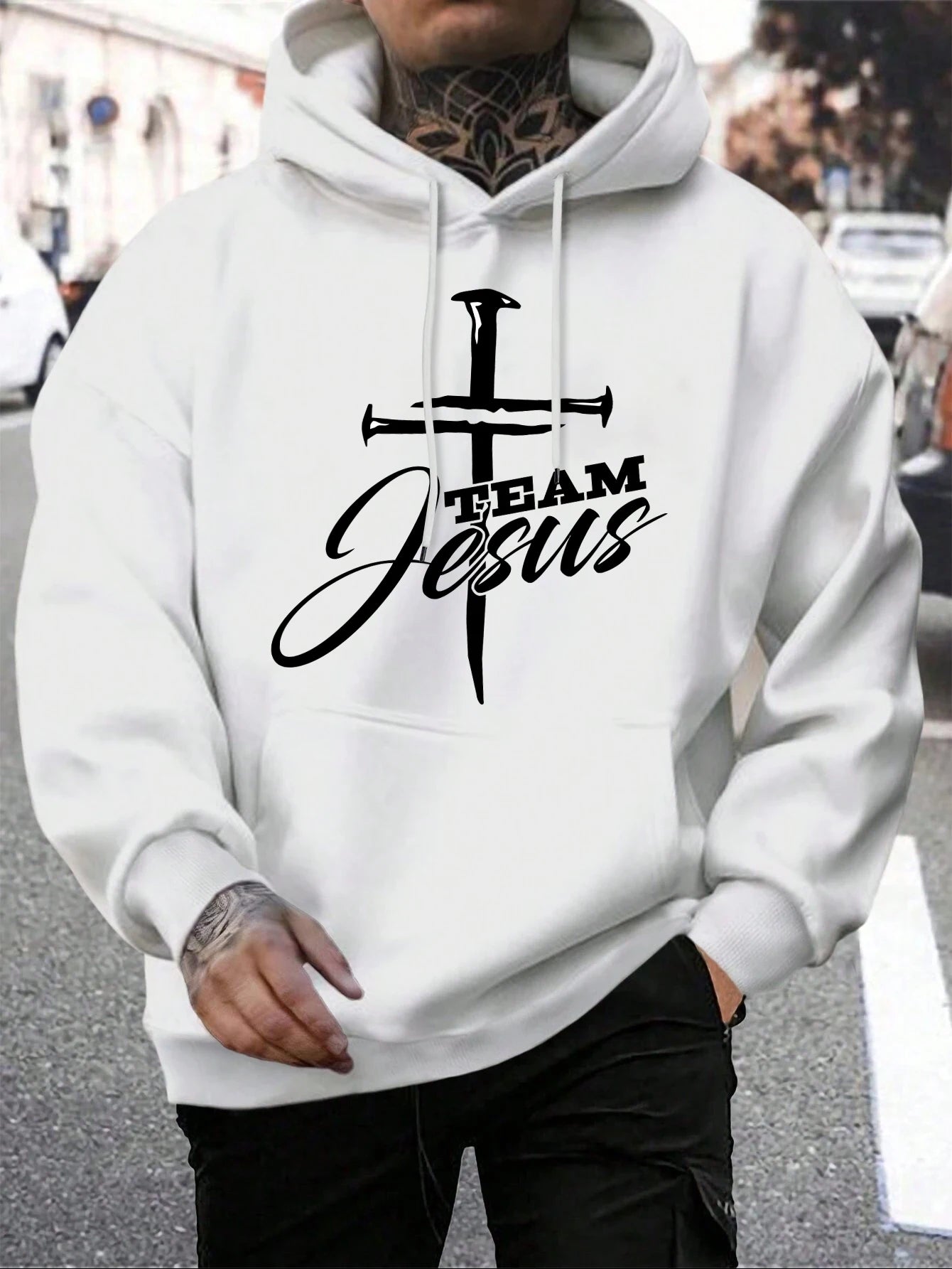Team Jesus Letter Sweatshirt 
