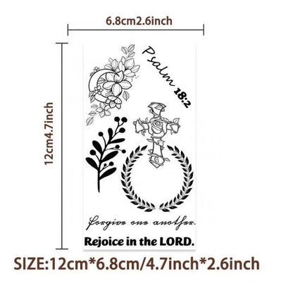 Christian Tattoo Waterproof Stickers