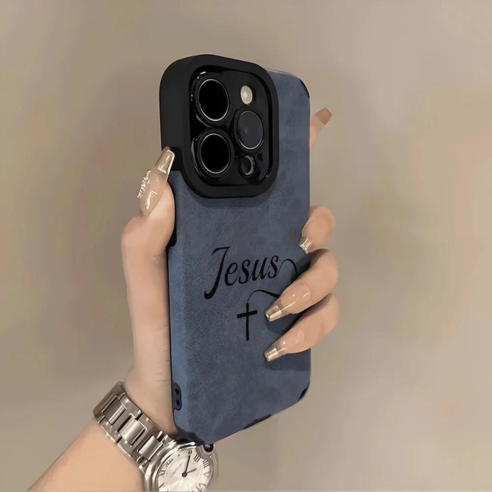 Jesus Print iPhone Case