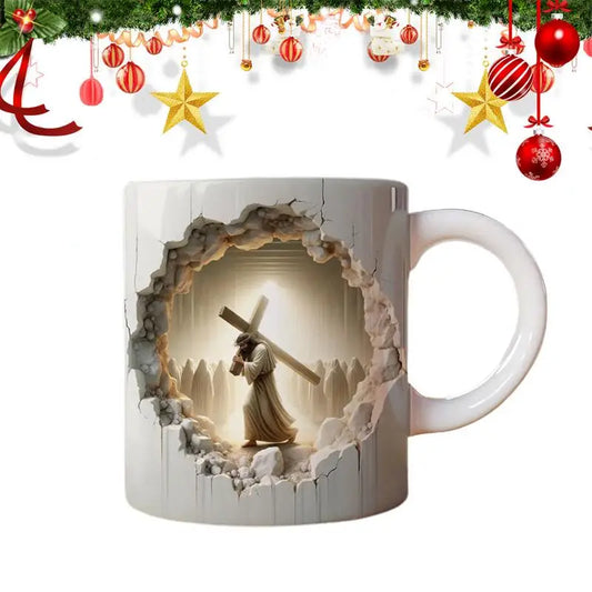Caneca Copo Cerâmica Jesus
