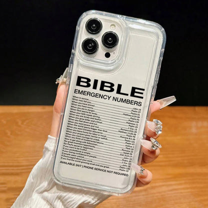 Bible Verse Design iPhone Case 
