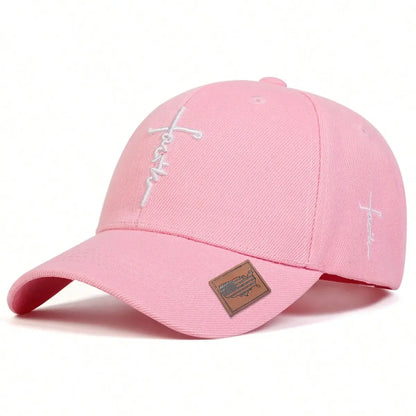 Cappello cristiano con croce – Cappellino da baseball ricamato regolabile