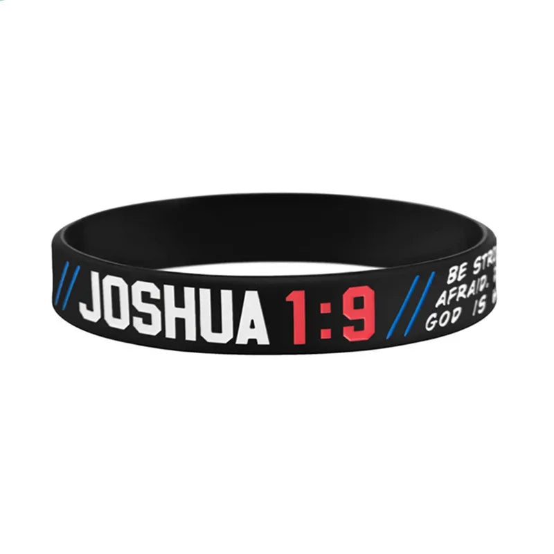 Bracciali in silicone con versetti della Bibbia