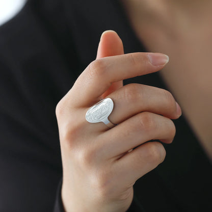 Jesus Mother Catholic Ring 