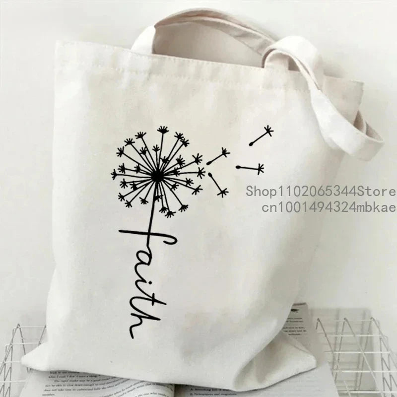Modern Faith Statement Tote Bag