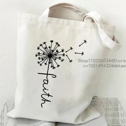 Modern Faith Statement Tote Bag