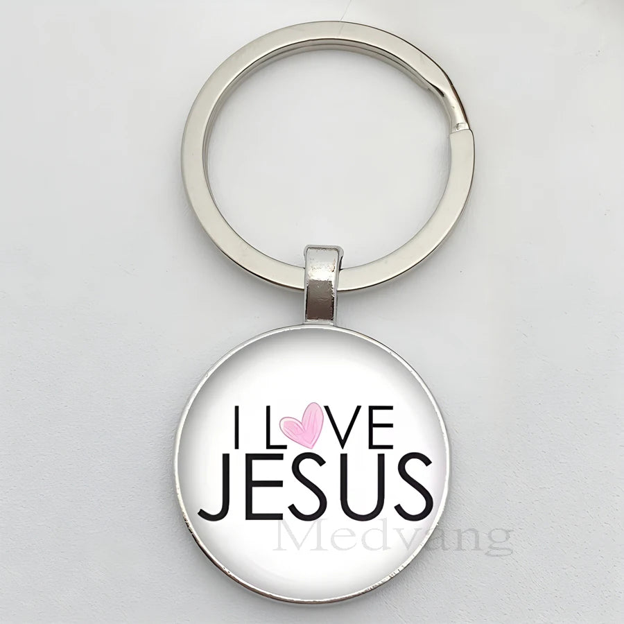 Eu amo Jesus chaveiro