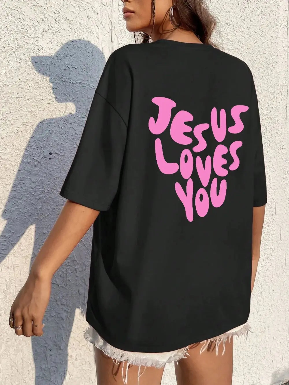 Jesus Loves Me Cotton T-Shirt 