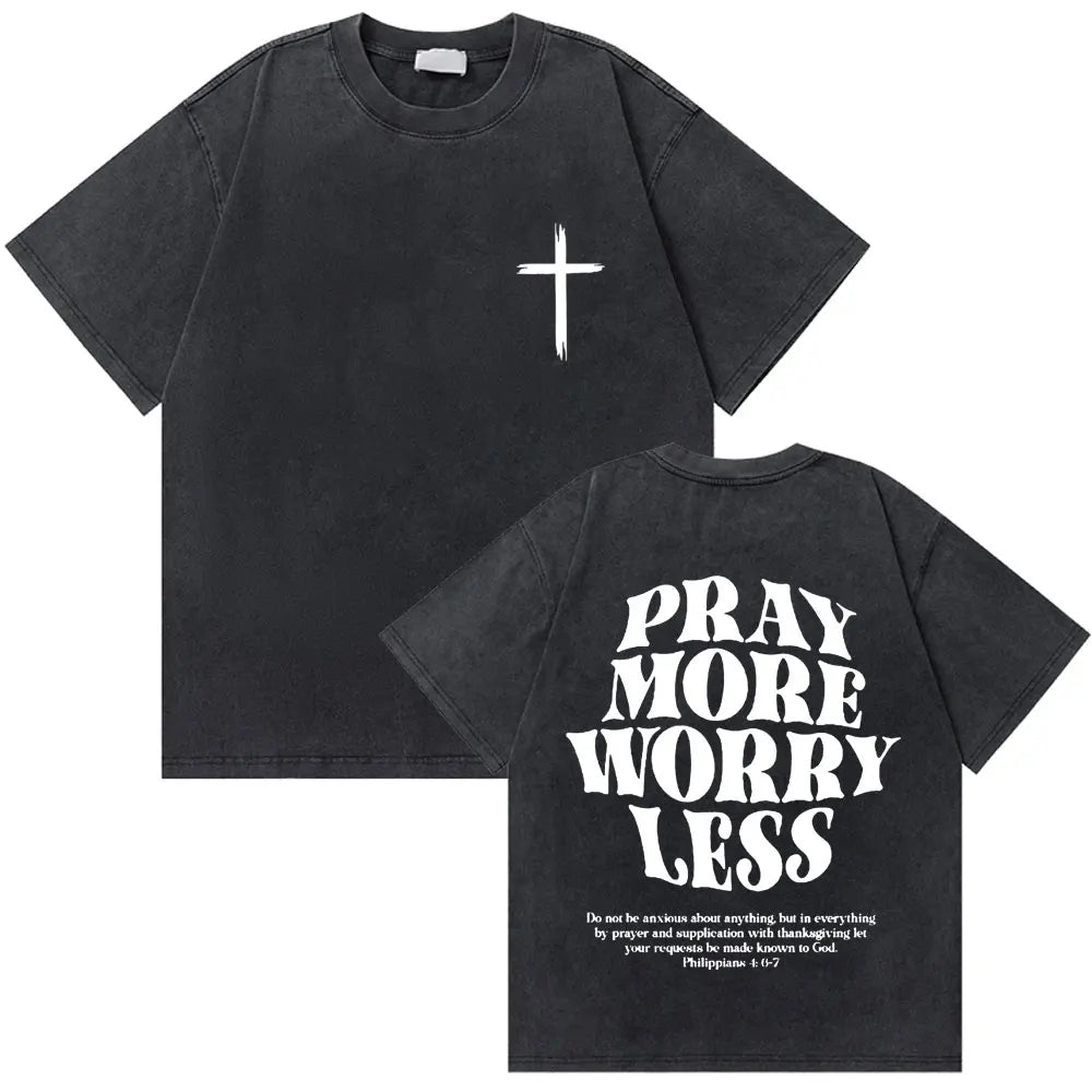 Vintage Washed Religious Shirt 