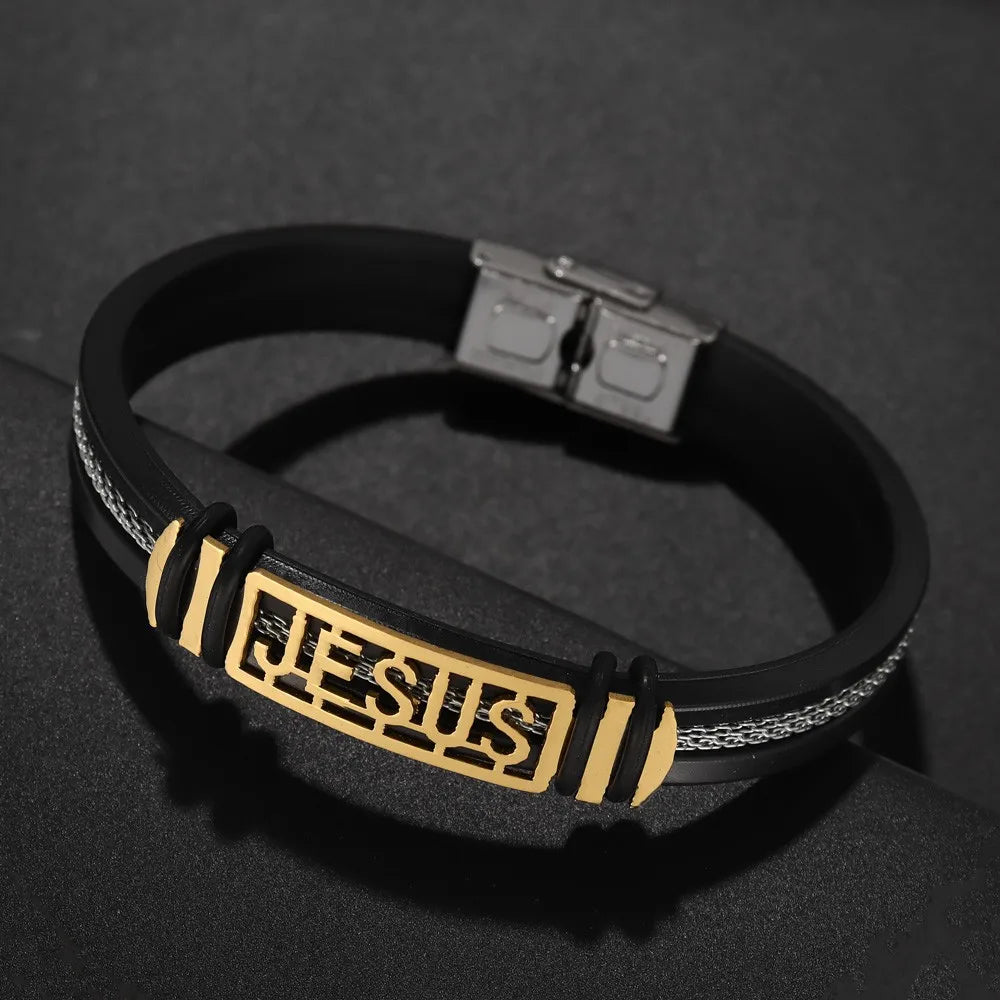 Pulseira Gravada Jesus
