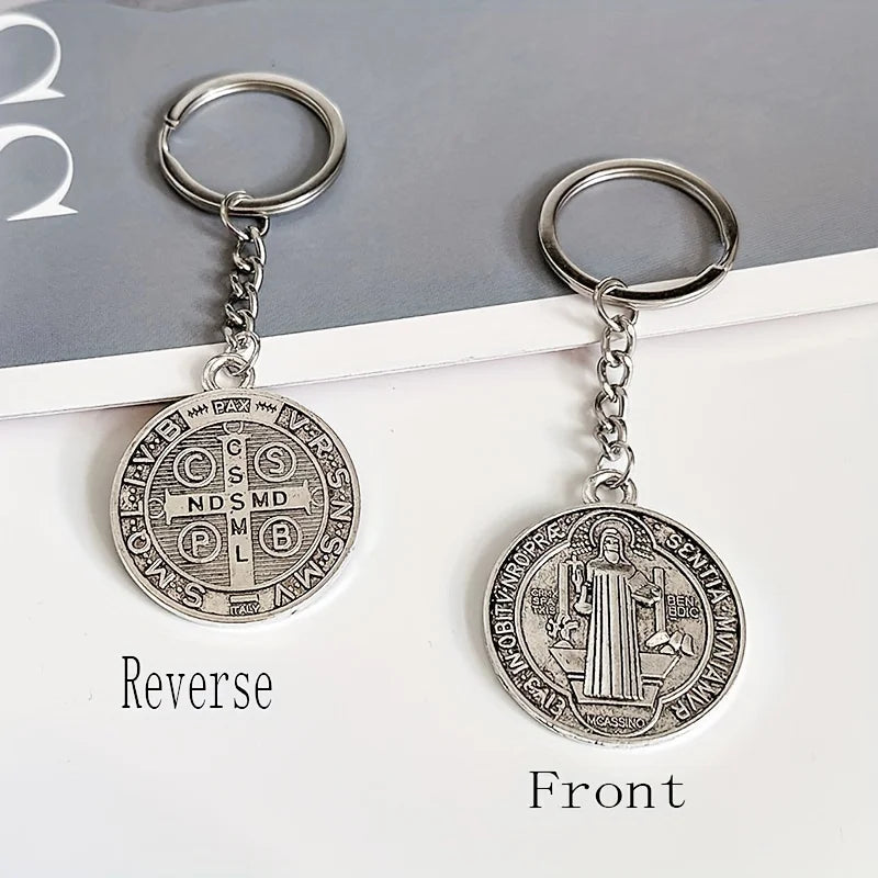St Benedict Protection Medal Keyring