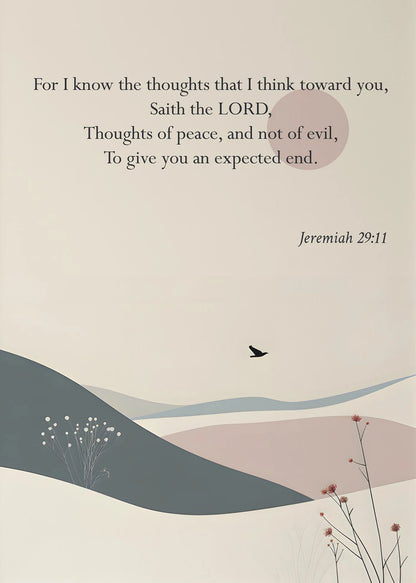 Christian Bible Verse Wall Art Decor 