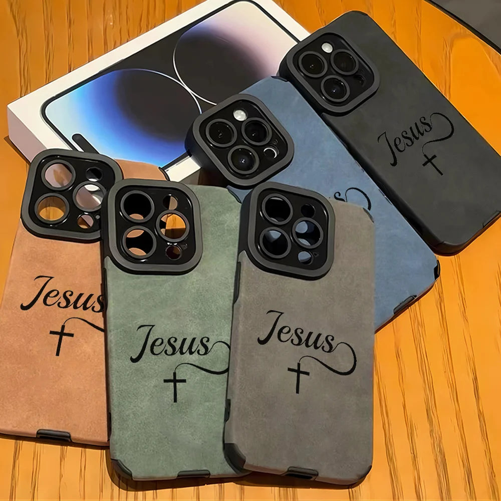 Jesus Print iPhone Case
