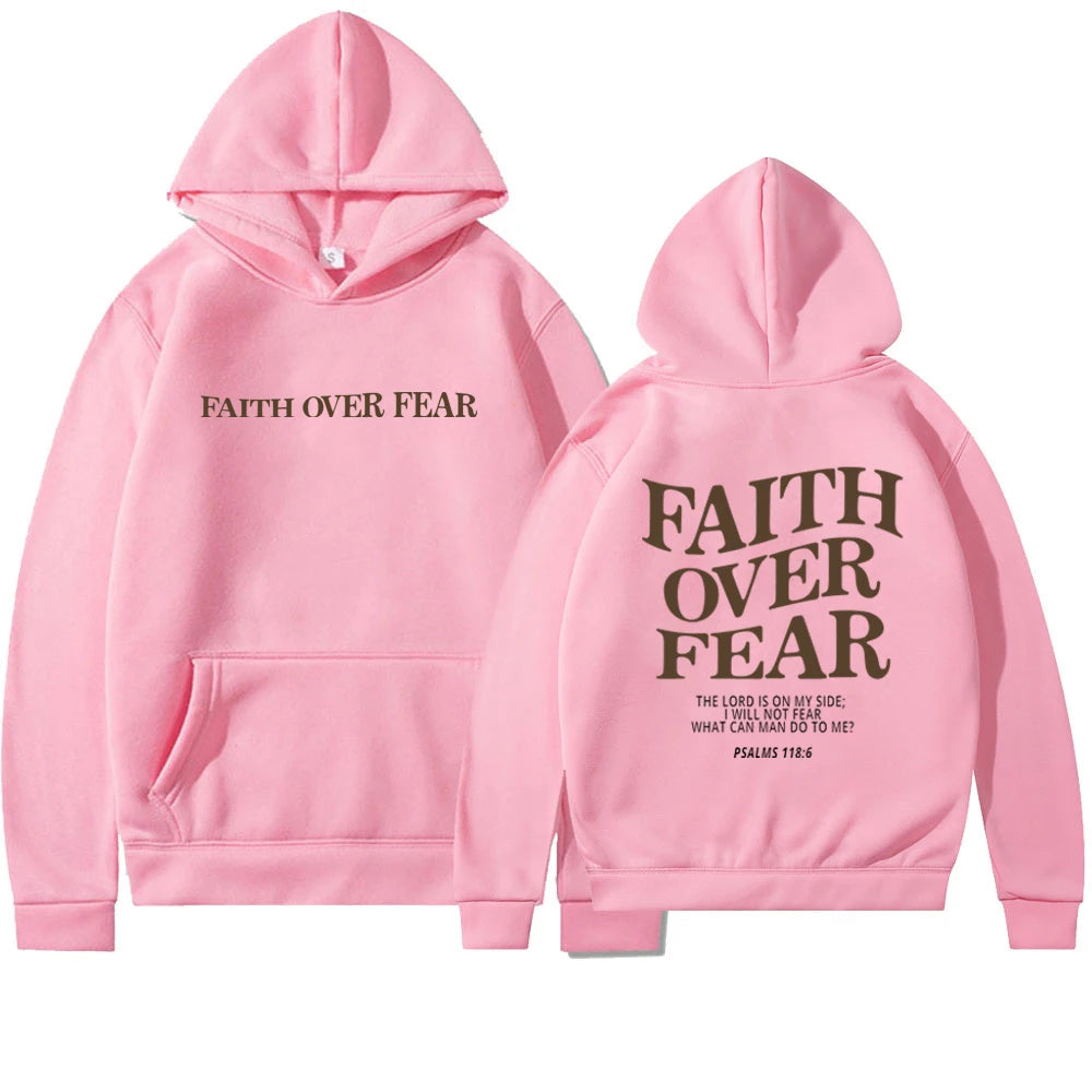 Faith Over Fear Oversized Hoodie