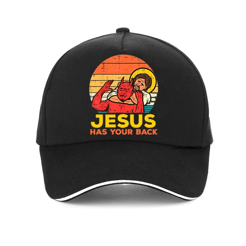 Jesus Has Your Back Cap 