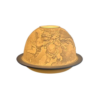 Porcelain Devotional Dome Candle Holders